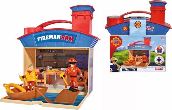 Brandweerman Sam – Reddingscentrum (draagbare koffer)