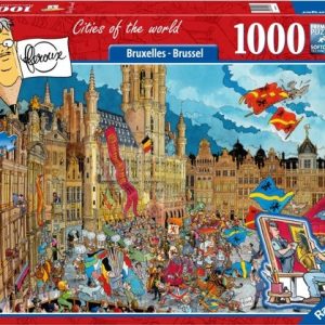 Puzzel (1000stuks) – Fleroux – Cities of the world, Brussel