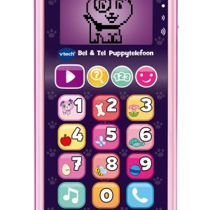 Bel & Tel Puppytelefoon roze