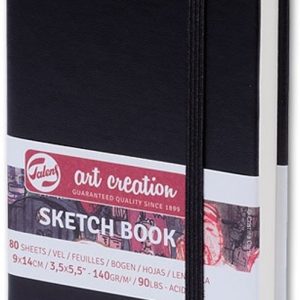 Talens ArtCreation Schetsboek 9x14cm (140gr) – Zwart