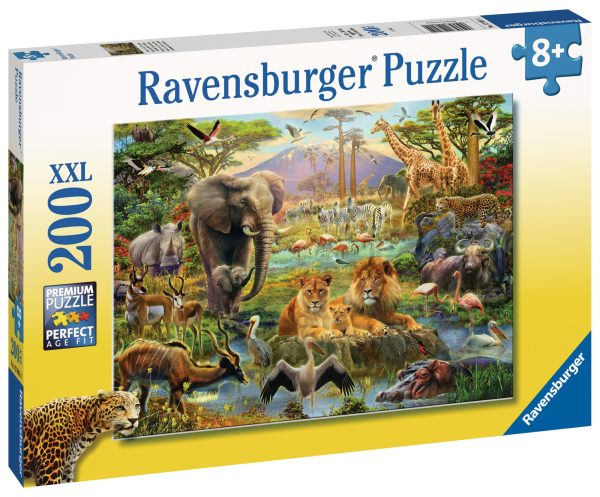 Ravensburger Animals of the Savanna XXL Legpuzzel 200 stuk(s)