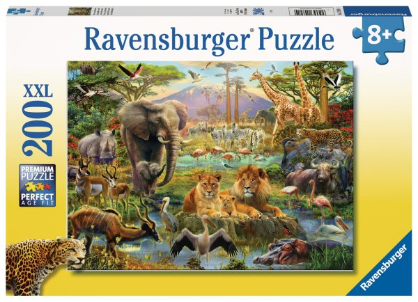 Ravensburger Animals of the Savanna XXL Legpuzzel 200 stuk(s) - Afbeelding 2