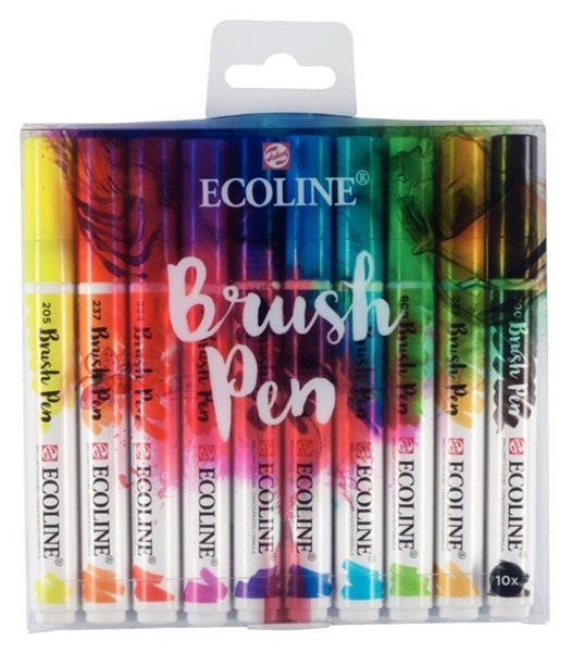 Talens Ecoline Brushpen – 10stuks