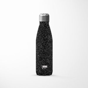 Thermosfles 500ml – Glitter Zwart