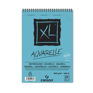 Canson XL Aquarel A5 (148x210mm) 300gr/20vel – blauwe kaft