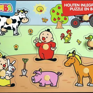 Bumba – Houten (inleg)puzzel Boerderij (7stuks)