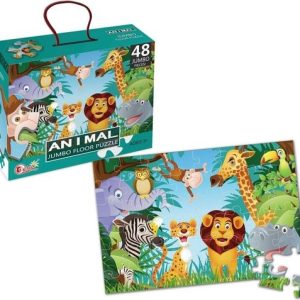 Puzzel (Vloer) 48stuks – Dieren