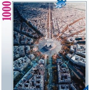 Puzzel 1000 st parijs van bovenaf gezien