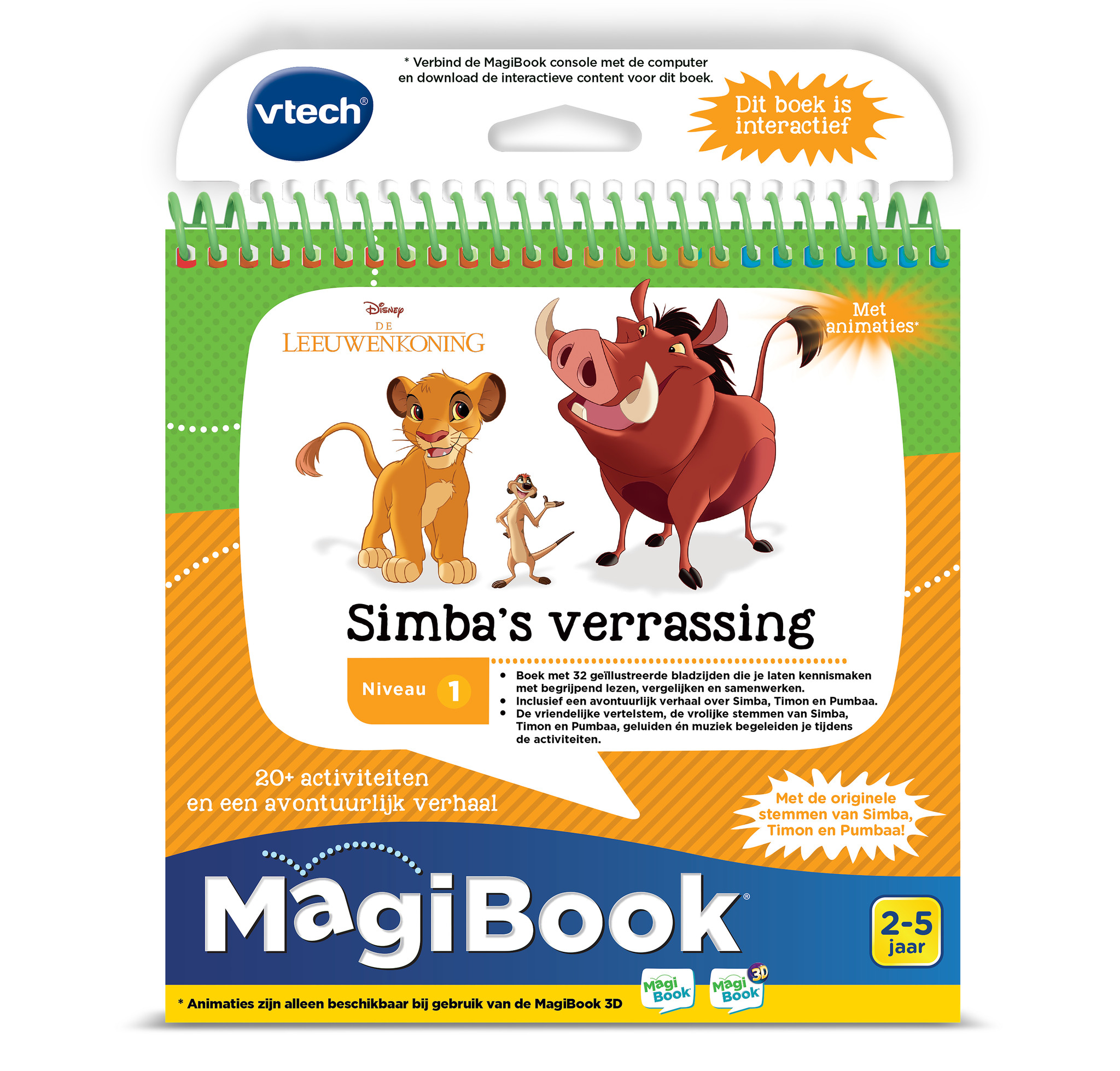 MagiBook – Activiteitenboek De Leeuwenkoning (2-5jaar)