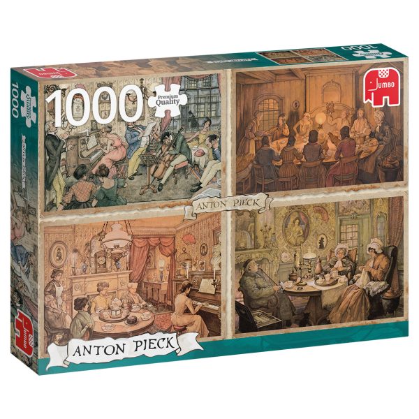 Puzzel (1000stuks) - Anton Pieck - Living Room Entertainment