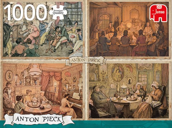 Puzzel (1000stuks) - Anton Pieck - Living Room Entertainment - Afbeelding 3