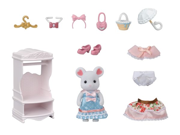 Sylvanian Families - Fashion Speelset Sugar Sweet (Marshmellow Muis) - Afbeelding 2