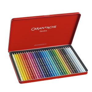 Caran d’Ache Aquarelpotloden Supracolor II Soft – 30stuks in metalen doos