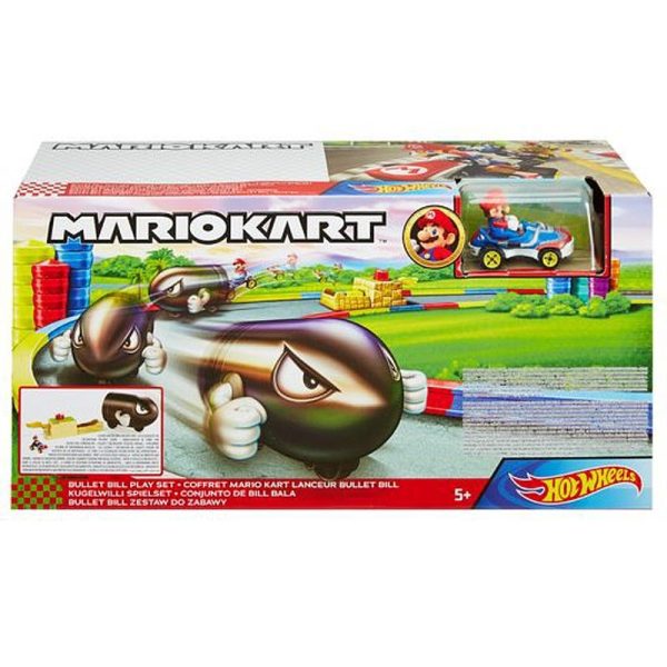 Hot Wheels Mario kart - Bullet bill launcher