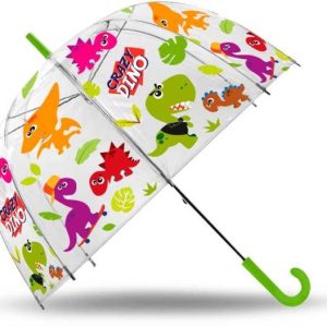 Dino paraplu – 38 cm transparant