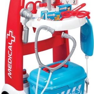 Smoby Doktersset – Medical Rescue Electronic Trolley