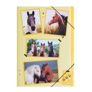 Pagna Elastomap “My best friend” PP A4 met 3 kleppen – Paarden