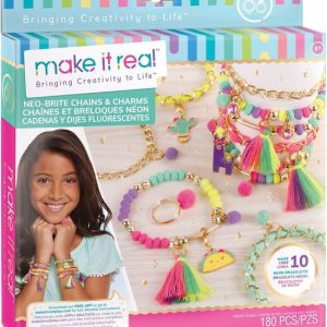 Make it Real – Neonarmband met bedeltjes