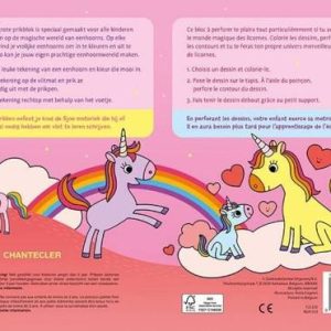 I love unicorns – Super prikblok (met prikpen en viltmat)