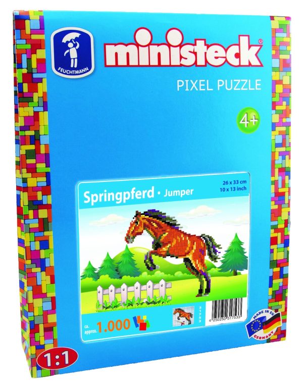 Ministeck (XL Box) - Springpaard (1000stuks)