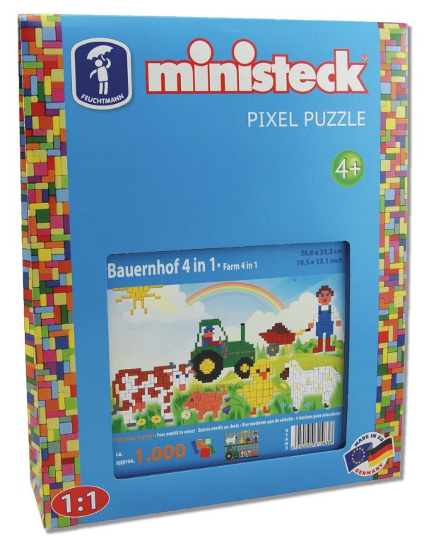 Ministeck (XL Box) - Boerderij 4-in-1 (1000stuks)