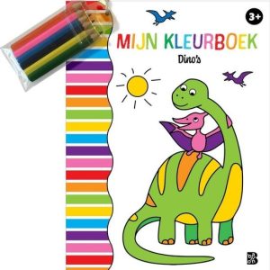 Mijn kleurboek (met kleurpotloodjes) 3+ – Dino’s