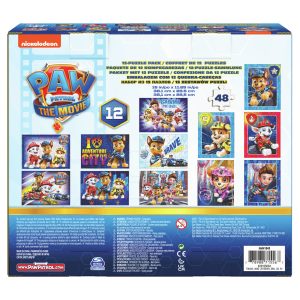 Puzzel 12-in-1 (2×100/5×48/5x25stuks) – Paw Patrol The Movie