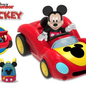 Disney Junior Mickey Mouse – Voertuig met actiefiguur 7,5cm – 1 exemplaar