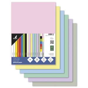 Gekleurd papier A4 120gr/100vel (10×10) – assorti kleuren