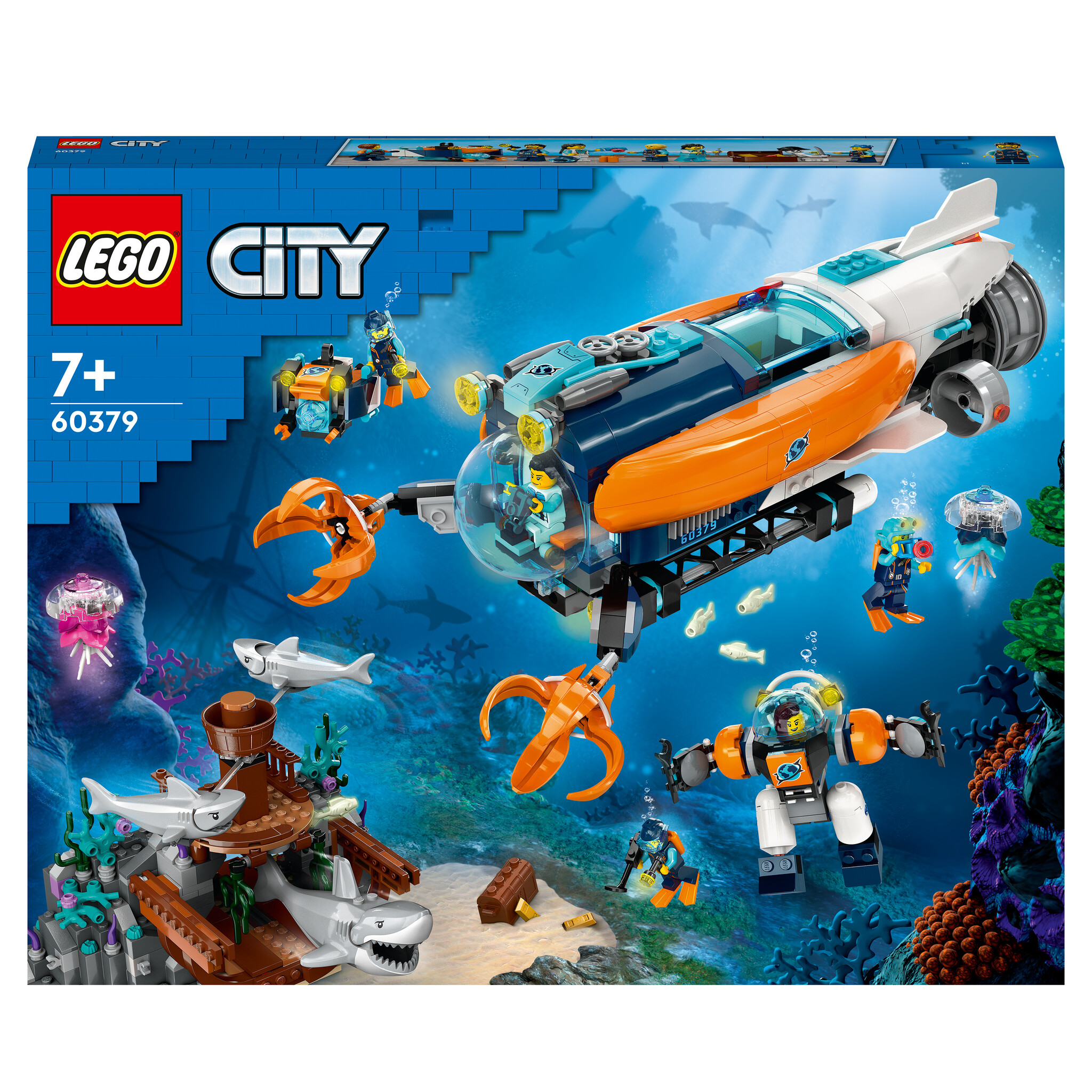 LEGO City Duikboot voor diepzeeonderzoek – 60379