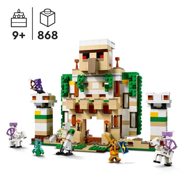 LEGO Minecraft Het ijzergolemfort - 21250 - Afbeelding 4