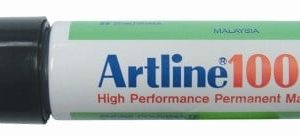 Artline Permanente Marker “100N” schuine punt, lijndikte 7.5-12mm – zwart