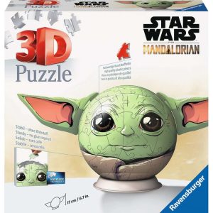 3D Puzzel (77stuks) – Disney Star Wars The Mandalorian – Grogu met oren