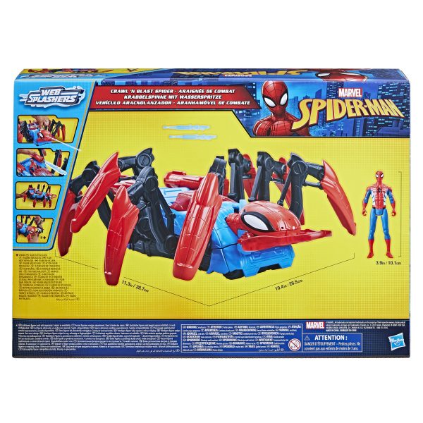 Marvel Spider-Man - Crawl and Blast Spider Voertuig - Afbeelding 5