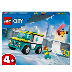 LEGO City Ambulance en snowboarder – 60403