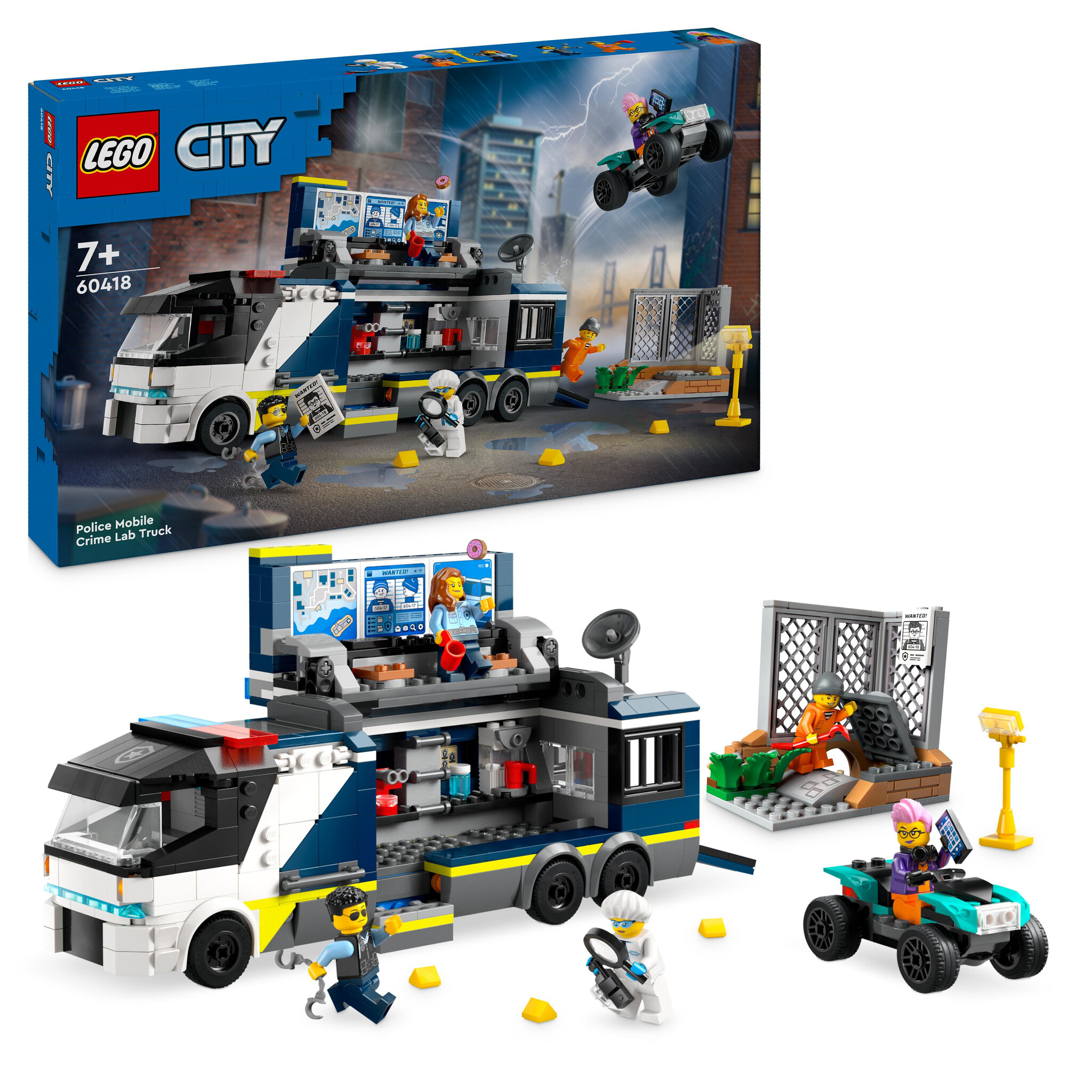 LEGO City Politielaboratorium in truck – 60418