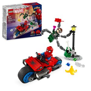 LEGO Marvel Spider-Man Motorachtervolging Spider-Man vs. Doc Ock – 76275