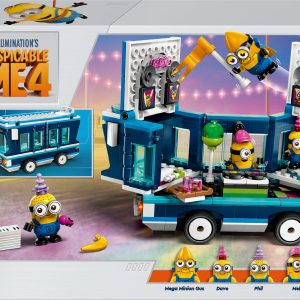 LEGO Despicable Me 4 Muzikale feestbus van de Minions – 75581