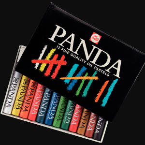 Talens Oliepastel “Panda” – 12stuks