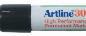 Artline Permanente Marker “30N” schuine punt, lijndikte 2-5mm – zwart