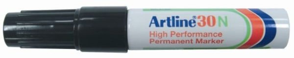 Artline Permanente Marker "30N" schuine punt, lijndikte 2-5mm - zwart