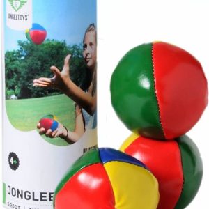 Jongleerballen (Ø 5cm) in koker – 3stuks