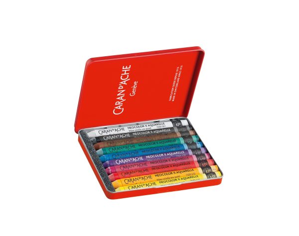 Caran d'Ache Waskrijt "Neocolor II" - 10stuks in metalen doos - Afbeelding 2