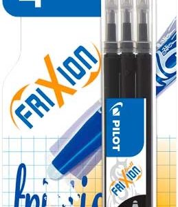 Pilot FriXion Clicker Rollerball navulling (zwart) 0,7mm – 3stuks