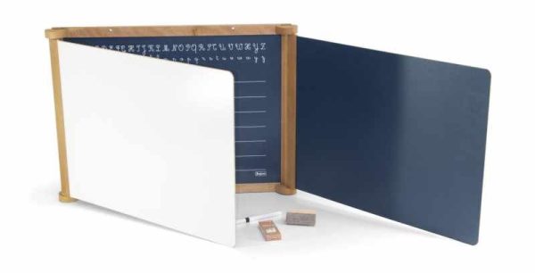 triptiek hangbord eikenhout