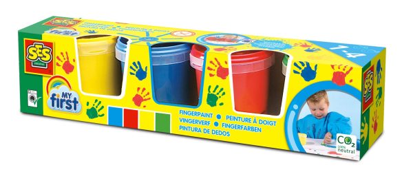 SES Creative My First - Vingerverf 4 kleuren x145ml