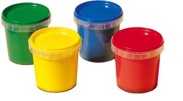 SES Creative My First - Vingerverf 4 kleuren x145ml - Afbeelding 2