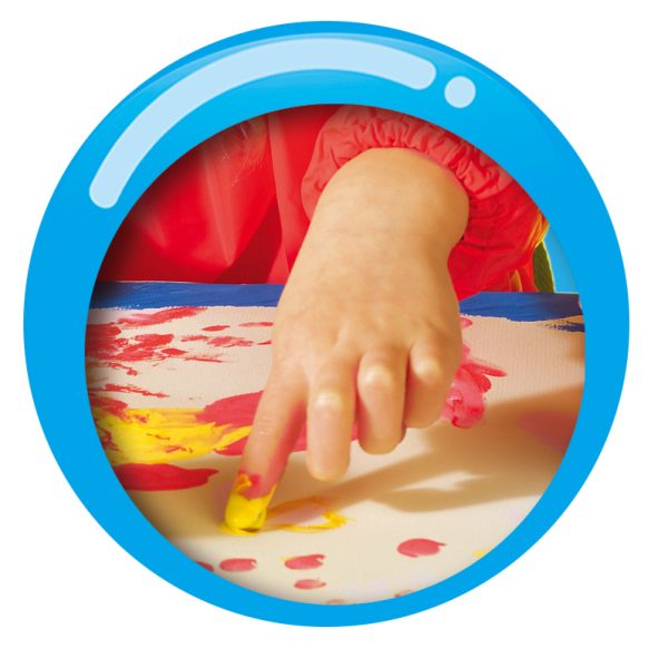 SES Creative My First - Vingerverf 4 kleuren x145ml - Afbeelding 4