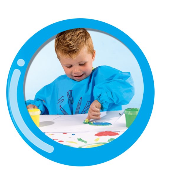 SES Creative My First - Vingerverf 4 kleuren x145ml - Afbeelding 5