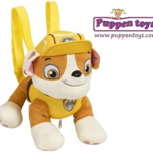 Paw Patrol – Rugzak/knuffel pluche Rubble